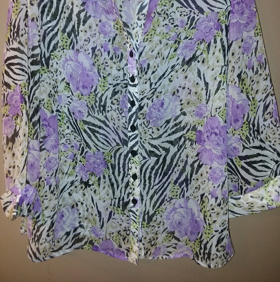 💲5/$25💲BEA Classics Ladies Blouse Size XL - Picture 2 of 8
